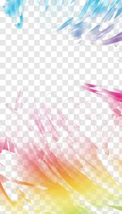 Painted flowers shading, multicolored, watercolor Painting, purple, texture png PNG image