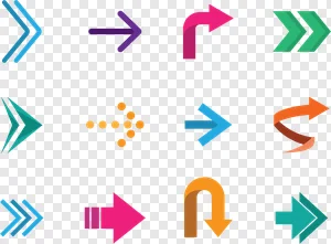 colored arrows, angle, color Splash PNG icon image download for free PNG image