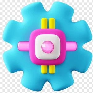 ai chip setting, ai chip configuration, setting artificial intelligence, artificial intelligence, ai chip, microchip, 3d icon, png preview