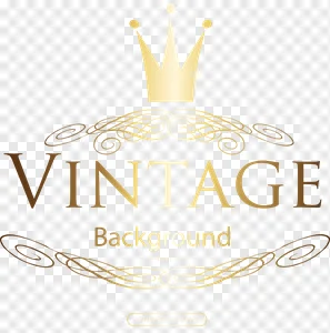 Free Vintage Gold Crown PNG - Elegant Decorative Design PNG image
