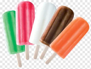 Vibrant Assorted Popsicles PNG | Free Download Colorful Ice Pops for Summer Treats, Desserts & Refreshment with Transparent Background PNG image