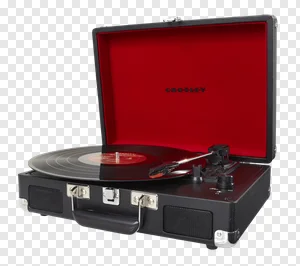 Retro Turntable PNG - Vintage Record Player Image PNG image