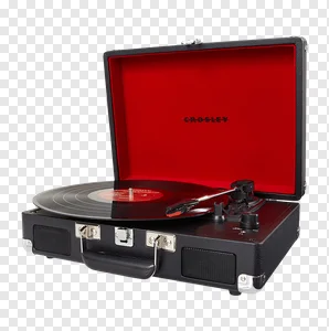 Crosley Record Player PNG - Vintage Turntable Image PNG image