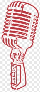 Vintage Microphone PNG - Retro Recording Mic Image PNG image