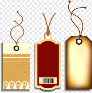 Download Free Vintage Style Tags PNG Pack | Blank Labels, Price Tags & Rustic Design Elements PNG image