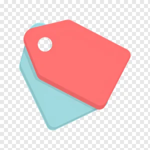 Modern Pink & Blue Price Tags PNG for Free Download - Sale & Discount Icon PNG image