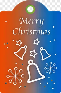 Free Merry Christmas Tag PNG - Festive Holiday Decoration PNG image — free transparent PNG download