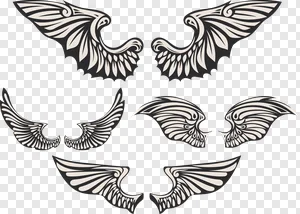 Elegant Wings PNG - Free Download | Vintage & Decorative PNG image