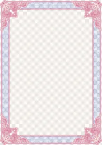 Vintage Green Ornate Frame PNG - Decorative Border Design PNG image