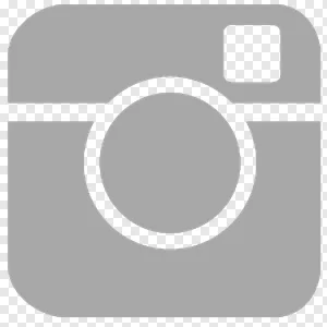 Minimalist Gray Instagram Logo PNG Icon - High-Quality Transparent Social Media Graphic PNG image